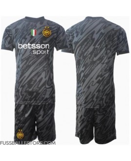 Günstige Inter Milan Torwart 3rd trikot Kinder 2024-25 Kurzarm (+ Kurze Hosen)